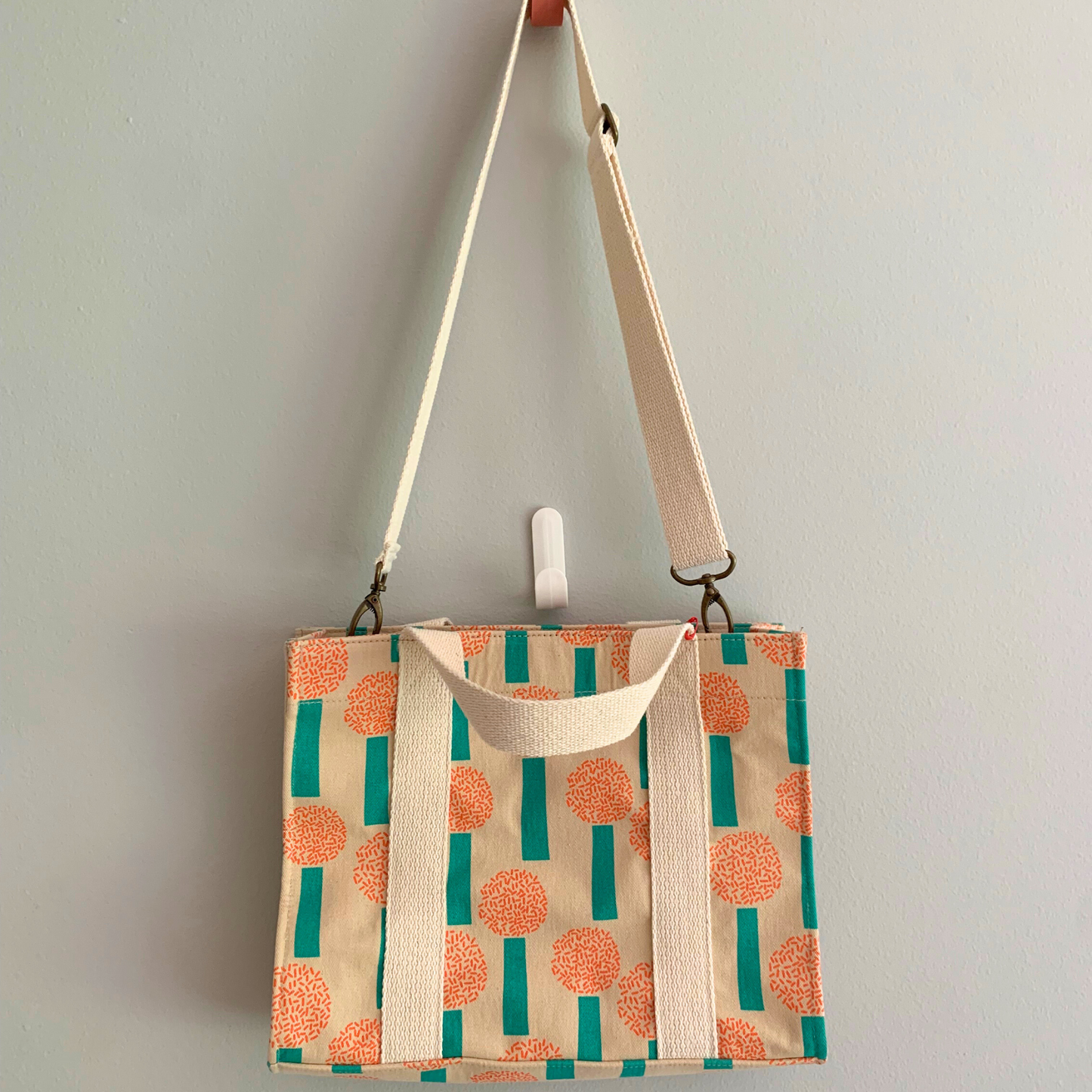 Hydrangea Canvas Tote (New with Tags)