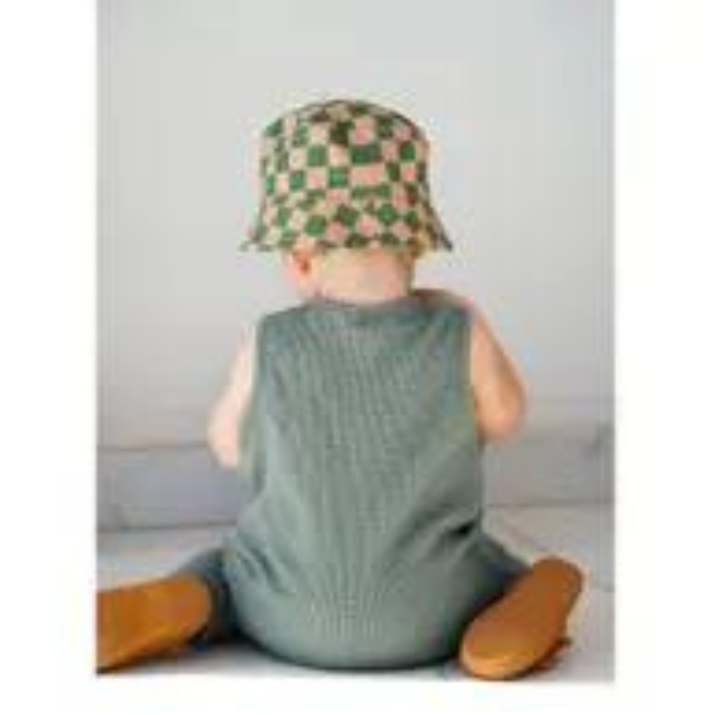 Reversible Bucket Hat in Sunset and Orchard Checks