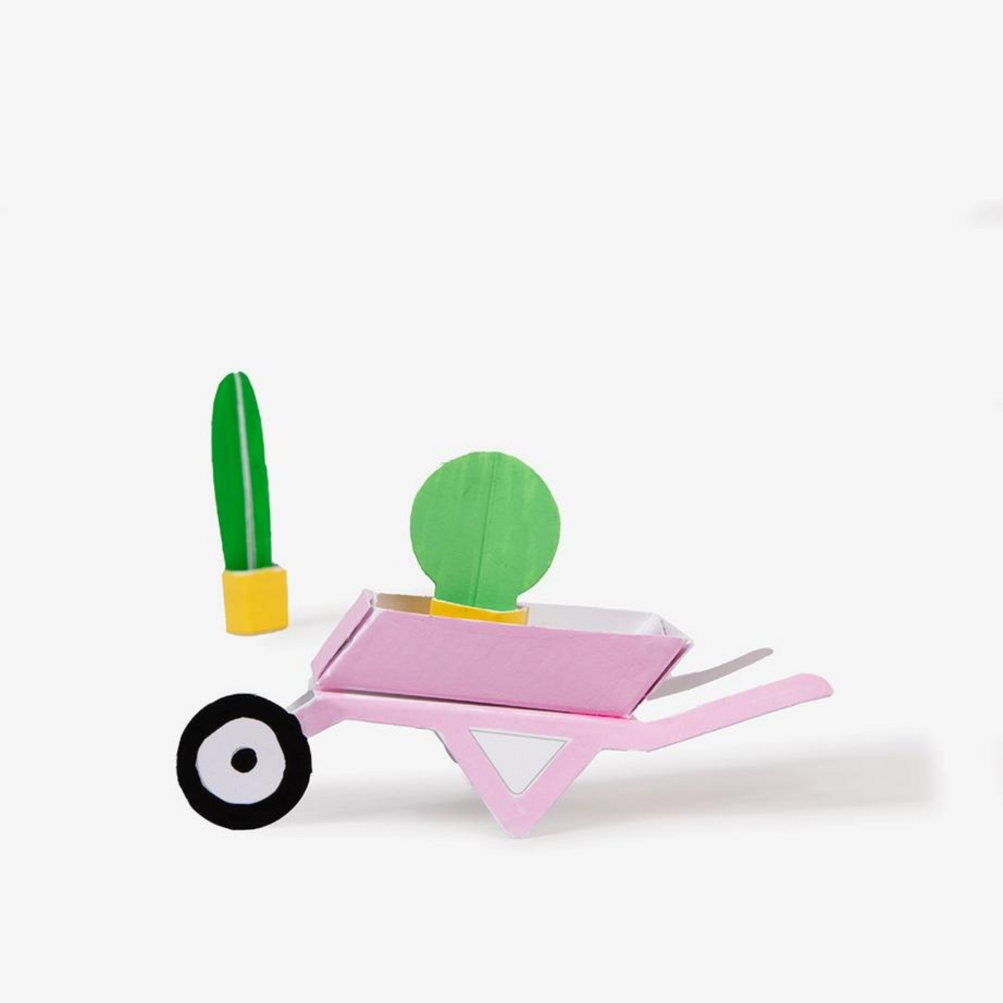 Holiday Eco Friendly Paper Toy Gift To Color and Build - Botanic Garden