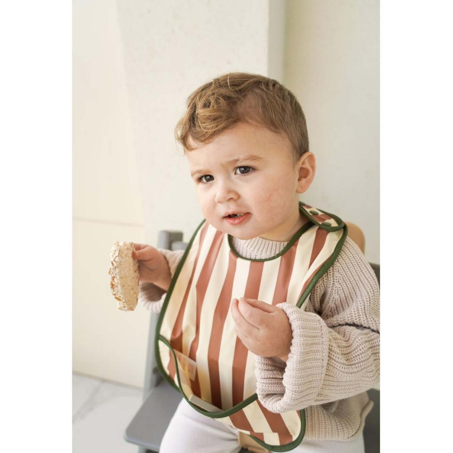 Basic Bib in Stripes Atlas and Tierra
