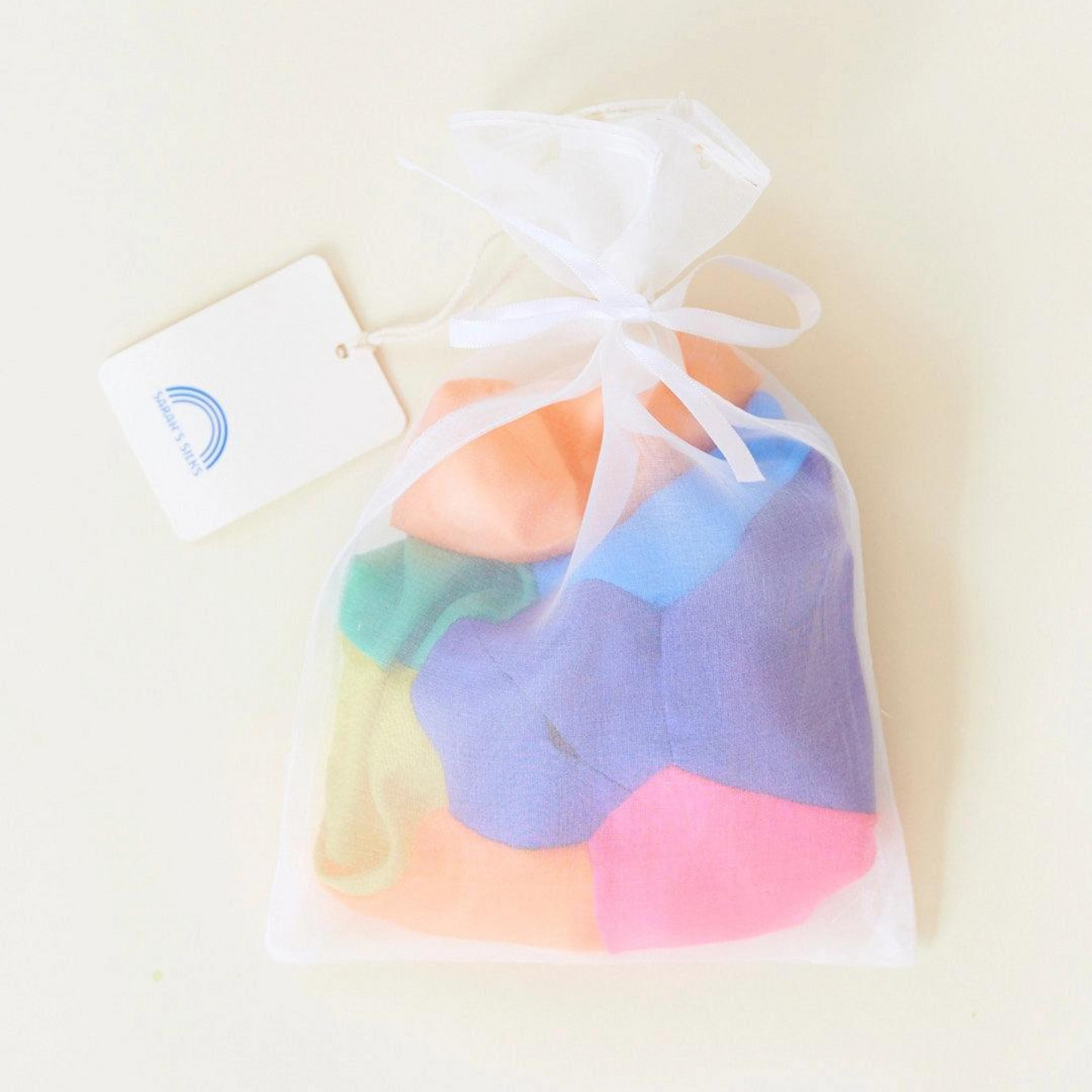 Rainbow Balloon Ball - 100% Silk Balloon Cover