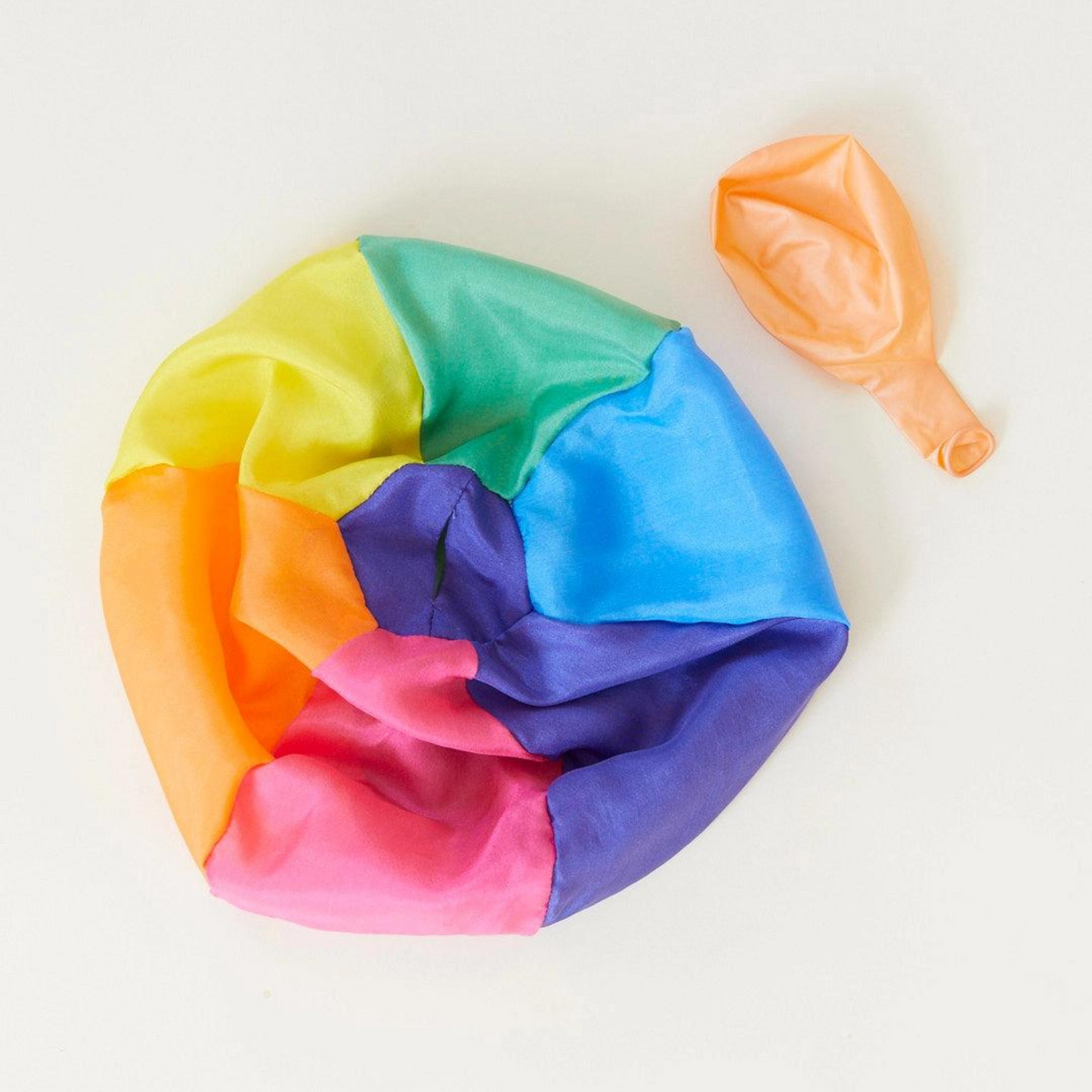 Rainbow Balloon Ball - 100% Silk Balloon Cover