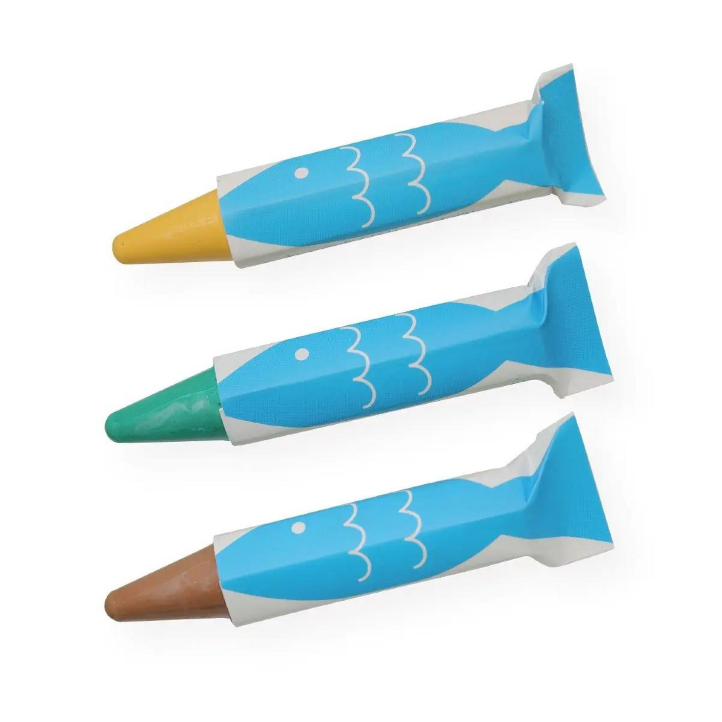 Bath Crayons 3 Colors - Turtle (Brown, Green, Yellow)