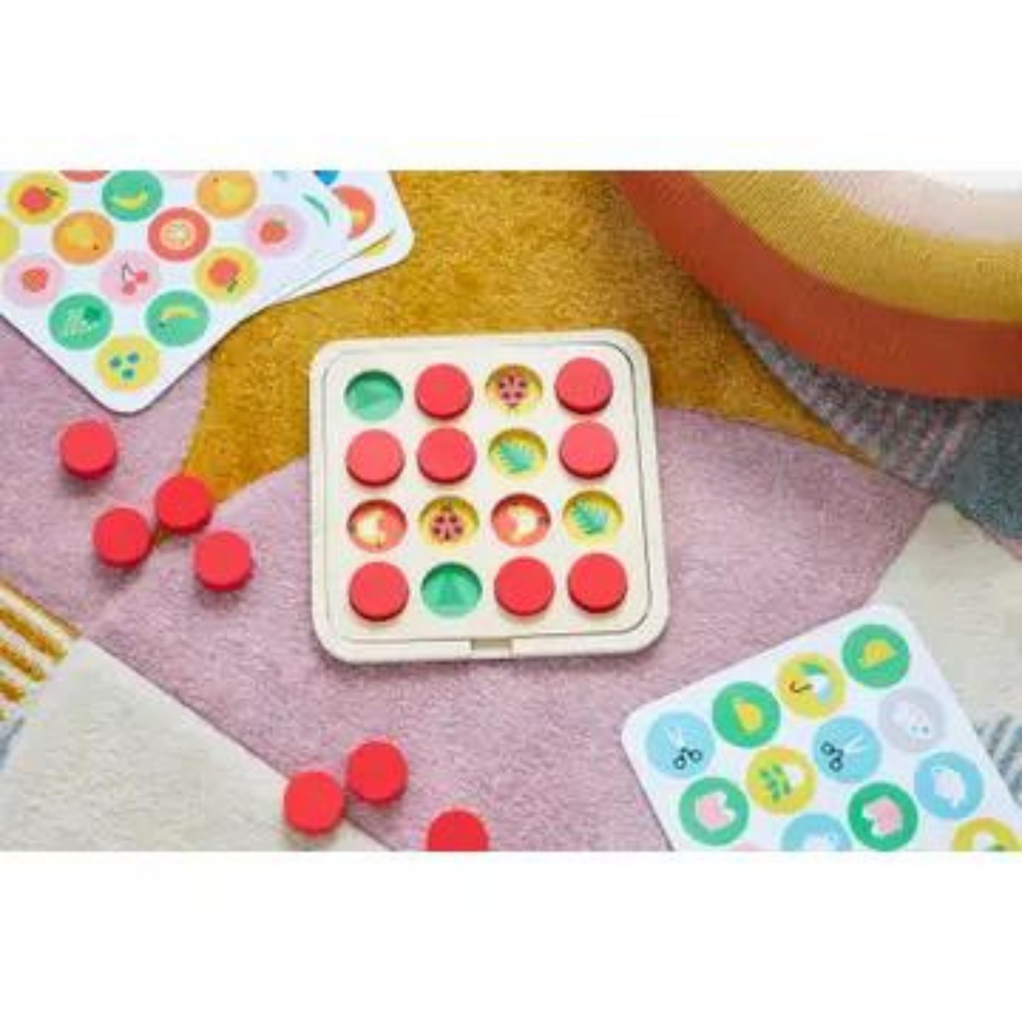 12-in-1 Matching Wooden Memory Game