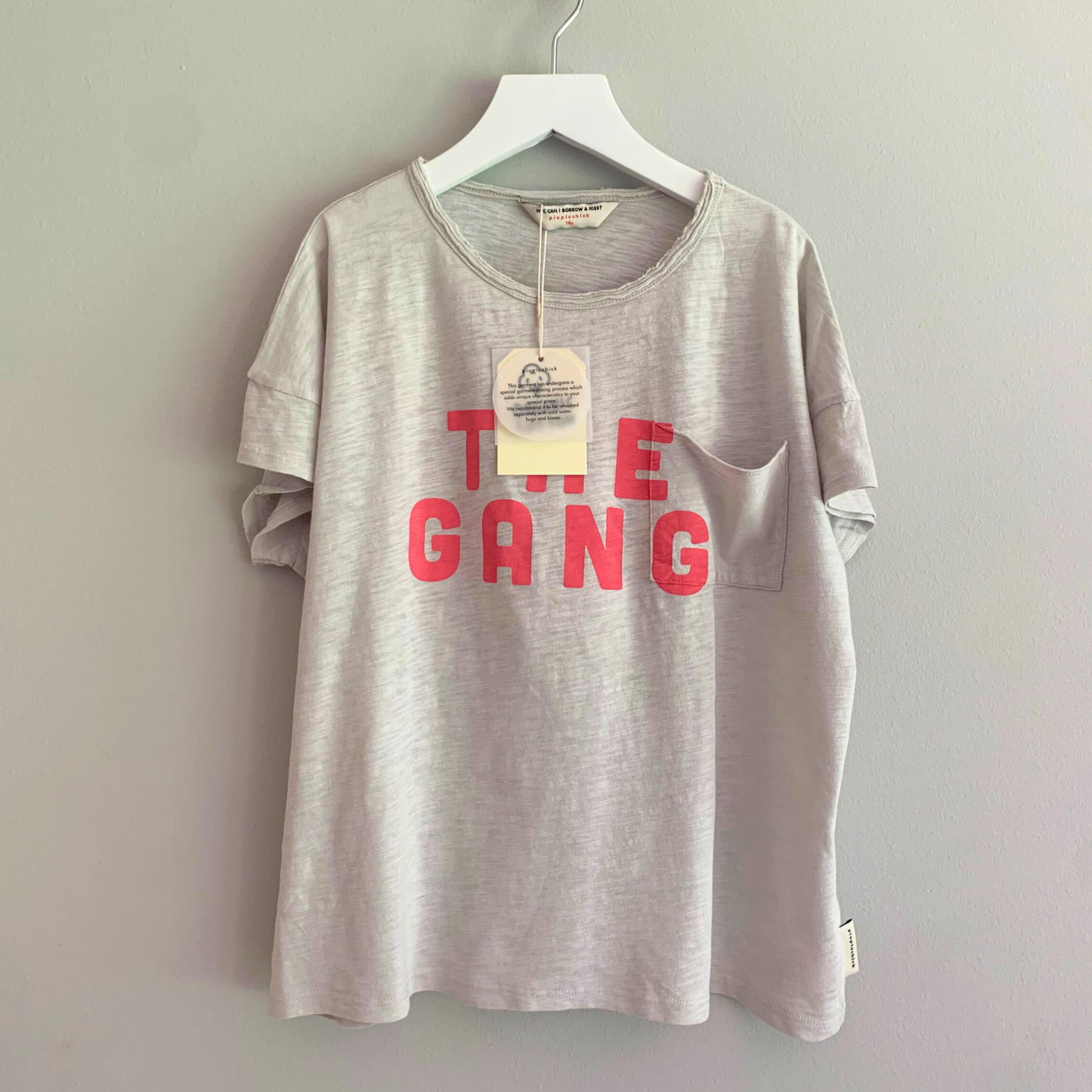 Light Grey The Gang T-Shirt (New with Tags) - Size 10Y