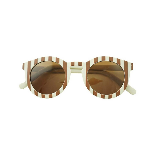 Classic Sustainable Children's Sunglasses in Atlas and Tierra Stripes