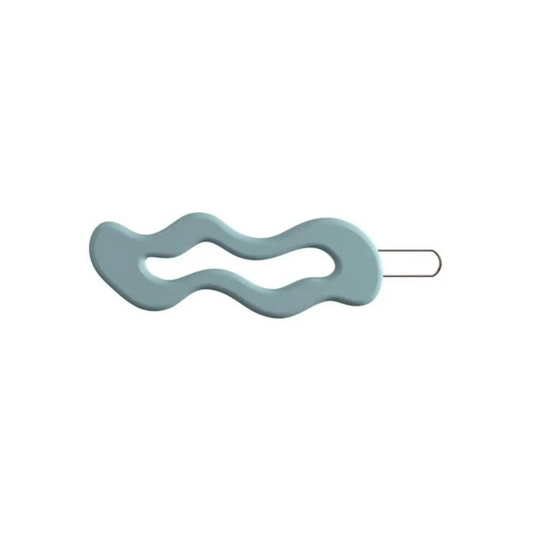 Wave Hair Clip in Sky Blue