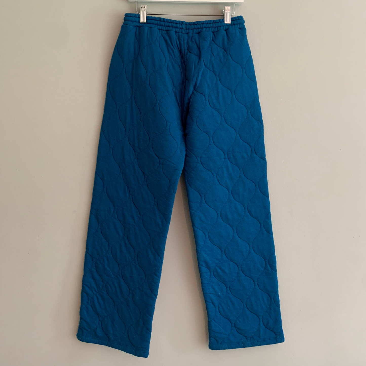 Blue Quilted Jogging Pants (New with Tags) - Size 12Y