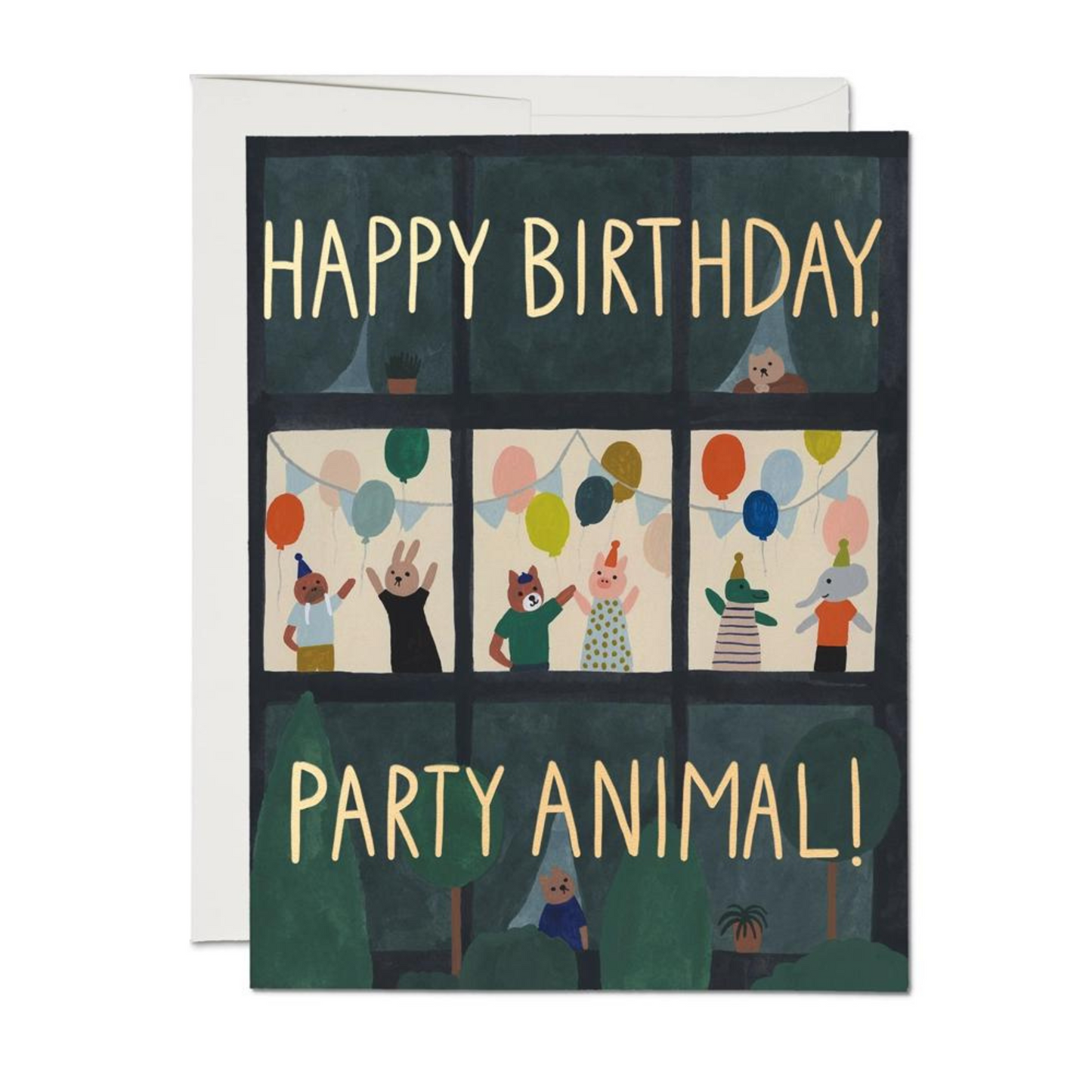 Animal House Birthday Greeting Card