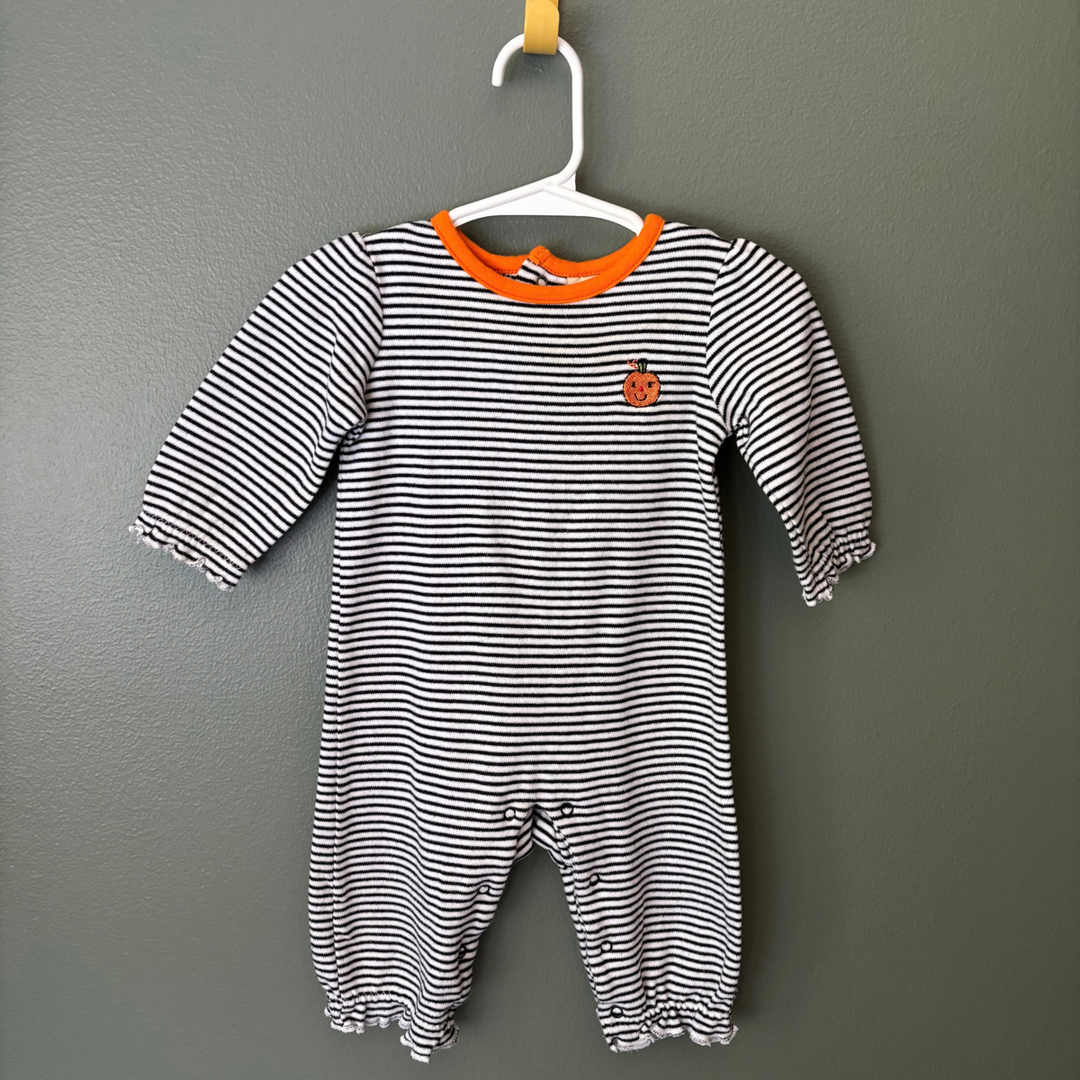 Vintage Jack-O-Lantern Romper (Second Hand) - Size 3-6M