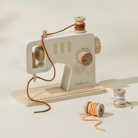 Wooden Sewing Machine Playset